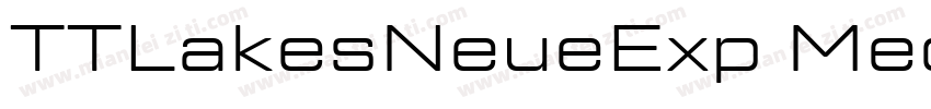 TTLakesNeueExp Medium字体转换